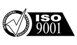 Badge image for ISO 9001 international certification